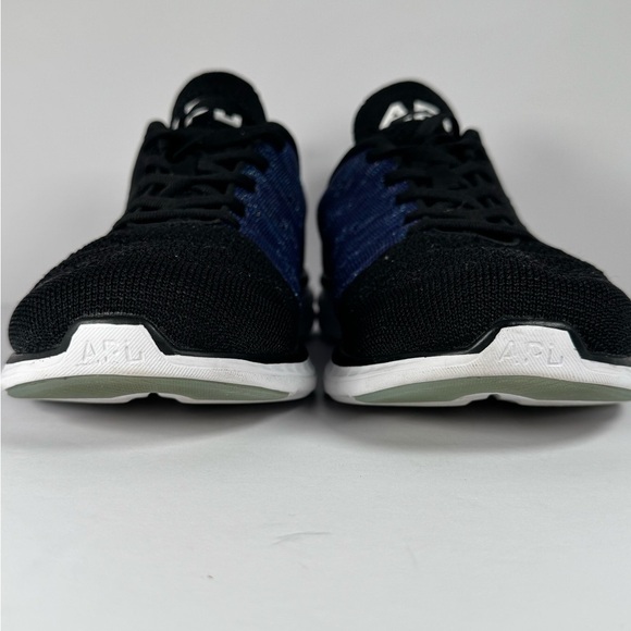 APL Techloom Pro Black Blue Knit Sneakers Men's Size 8 - Picture 3 of 9